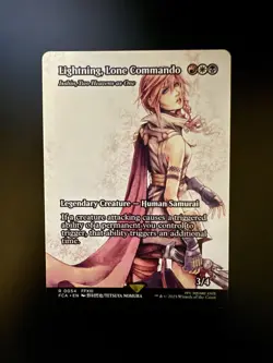 MTG Final Fantasy English Lightning, Lone Commando Showcase 0054 Non-Foil - Image 1