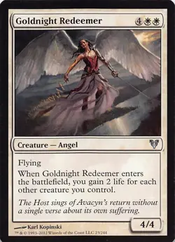 Goldnight Redeemer AVR 23 Normal English NM - MTG - Image 1