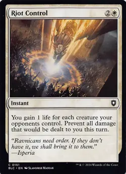 Riot Control BLC 151 Normal English NM - MTG - Image 1