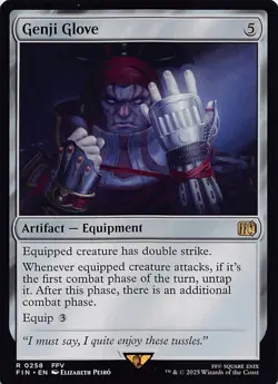 Genji Glove FIN 258 Normal English NM - MTG - Image 1