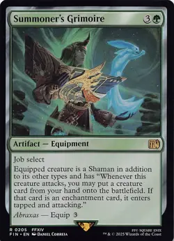 Summoner's Grimoire FIN 205 Normal English NM - MTG - Image 1