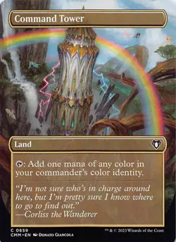 Command Tower (Borderless) CMM 659 regular English NM - MTG - Image 1