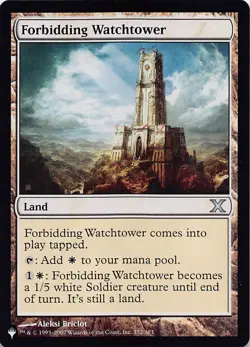 Forbidding Watchtower LIST 352/383 Normal English NM - MTG - Image 1