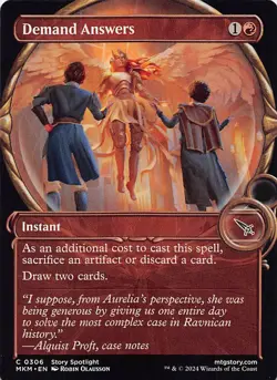 Demand Answers (Showcase) MKM 306 Normal English NM - MTG - Image 1