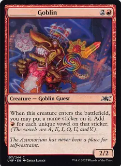 _____ Goblin UNF 107 Normal English NM - MTG - Image 1
