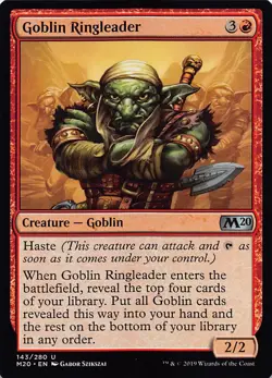 Goblin Ringleader M20 143 Normal English NM - MTG - Image 1