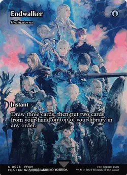 Endwalker - Brainstorm (Showcase) FCA 28 Normal English NM - MTG - Image 1