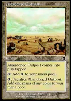Abandoned Outpost - Light Play MTG Odyssey - Image 1