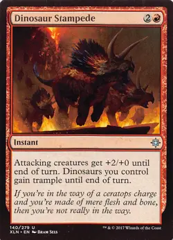 Dinosaur Stampede XLN 140 Normal English NM - MTG - Image 1