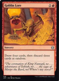 Goblin Lore JMP 328 Normal English NM - MTG - Image 1