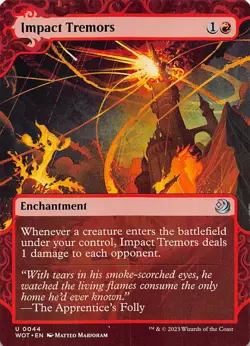 Impact Tremors WOT 44 Normal English NM - MTG - Image 1