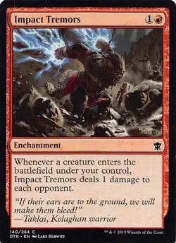 Impact Tremors DTK 140 Normal English NM - MTG - Image 1