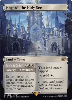Ishgard, the Holy See (Borderless) FIN 310 Normal English NM - MTG - Image 1