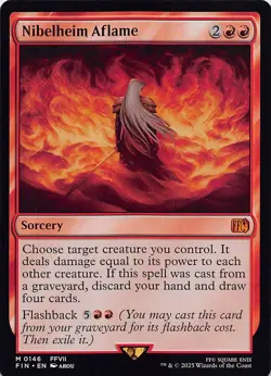 Nibelheim Aflame FIN 146 Normal English NM - MTG - Image 1