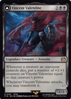 Vincent Valentine FIN 125 Normal English NM - MTG - Image 1