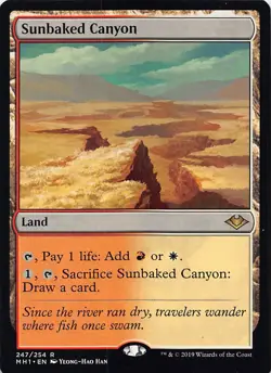 Sunbaked Canyon MH1 247 Normal English NM - MTG - Image 1