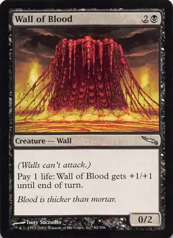 Wall of Blood MRD 82 Normal English NM - MTG - Image 1
