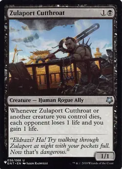 Zulaport Cutthroat LIST 036/068 Normal English NM - MTG - Image 1