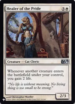 Healer of the Pride LIST 19/249 Normal English NM - MTG - Image 1