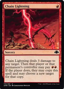Chain Lightning DMR 113 Normal English NM - MTG - Image 1