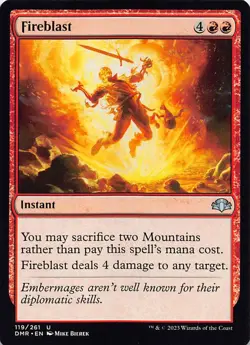 Fireblast DMR 119 Normal English NM - MTG - Image 1