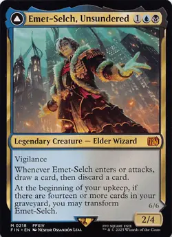 Emet-Selch, Unsundered FIN 218 Normal English NM - MTG - Image 1