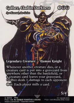 Golbez, Clad in Darkness - Syr Konrad, the Grim (Showcase) FCA 10 Normal English - Image 1