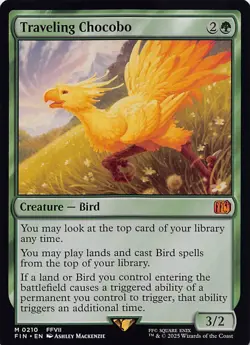 Traveling Chocobo FIN 210 Normal English NM - MTG - Image 1