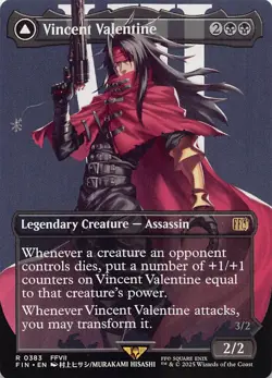 Vincent Valentine (Borderless) FIN 383 Normal English NM - MTG - Image 1