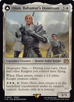Dion, Bahamut's Dominant FIN 16 Normal English NM - MTG - Image 1