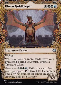 Kheru Goldkeeper (Showcase) TDM 313 regular English NM - MTG - Image 1