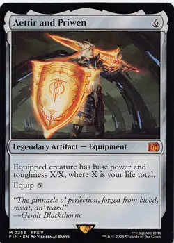 Aettir and Priwen FIN 253 Normal English NM - MTG - Image 1