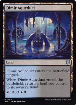 Dimir Aqueduct WOC 158 Normal English NM - MTG - Image 1