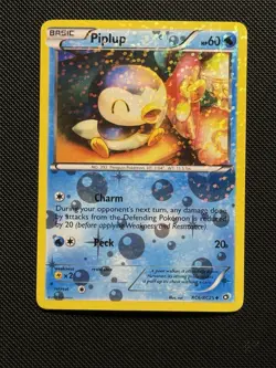 Piplup RC6/RC25 Holo Uncommon Legendary Treasures: Radiant Collection Pokemon - Image 1