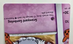 Pokemon Greavard 104/198 Rare Miscut Misprint Error - Image 3