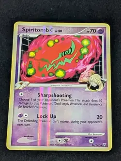 Pokemon Spiritomb C 84/147 Supreme Victors Reverse Holo LP - Image 1