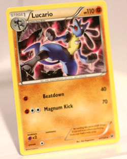 Pokemon - Lucario - 47/124 - Fates Collide - Rare - NM/M - Image 2