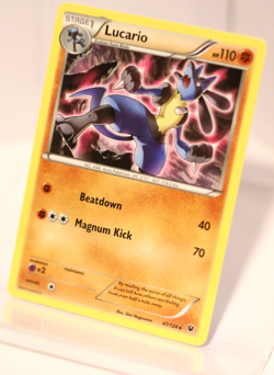 Pokemon - Lucario - 47/124 - Fates Collide - Rare - NM/M - Image 3