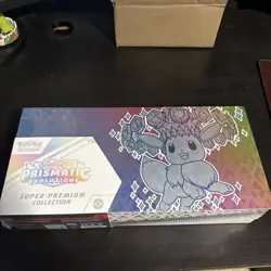 Pokemon Prismatic Evolutions Super-Premium Collection Box Eevee 2024 English - Image 1