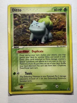 Pokemon TCG 2005 Ditto Bulbasaur, 36/113, Delta Species - Image 1