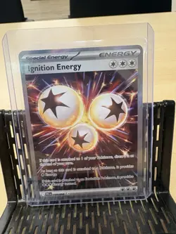 Pokemon TCG 2025 Phantasmal Flames Ignition Energy Full Art Rare 124/094 💎🔥 - Image 1