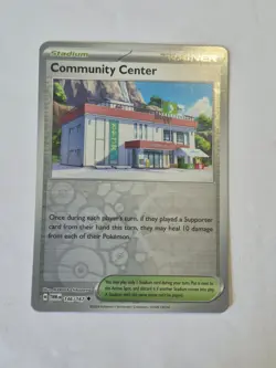 Community Center 146/167 Uncommon Twilight Masquerade Pokemon Reverse Holo NM - Image 1