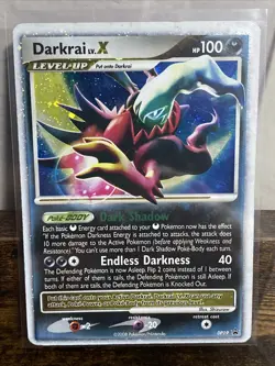 Darkrai LV.X DP19 Black Star Promo 2008 Holo Rare Pokemon Card TCG - Image 1