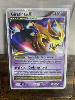 Giratina Lv.X DP38 Black Star Promo Diamond and Pearl Pokemon TCG Card 2009 LP - Image 1