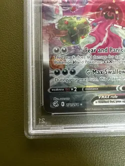 2021 Pokemon SWSH Fusion Strike Gengar VMAX Alt Art Secret Rare #271 PSA 9 MINT - Image 5