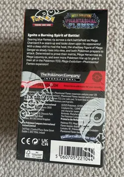 Pokemon PHANTASMAL FLAMES Half Booster Box (18 Packs) - Sealed and Brand New! - Image 3