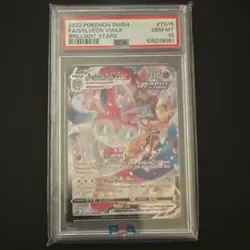 The Pokemon Company Pokemon TCG Brilliant Stars Sylveon VMAX TG15 PSA 10 ENG - Image 1