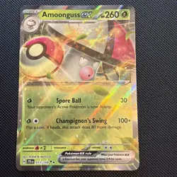 Pokemon Amoongus ex 011/159 Journey Together Double Rare Holo NM - Image 1