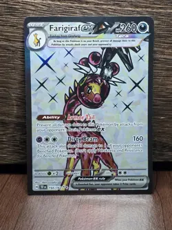 Farigiraf ex 194/162 SV05: Temporal Forces Holo Ultra Rare Pokemon TCG NM - Image 1