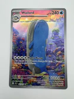 Pokemon Wailord 162/159 SV09 Journey Together Illustration Rare (A1) - Image 3